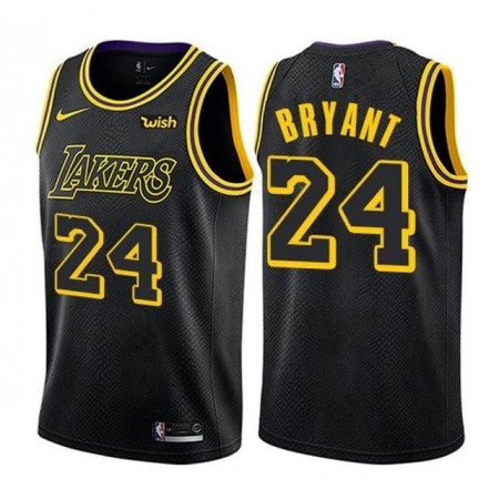 Herren NBA Los Angeles Lakers Trikot Kobe Bryant 24 Nike 2019-2020 City Creative Swingman